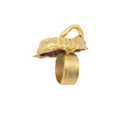 Nyanyankyerɛ (Scorpion) Ring - Adinkra Jewelers