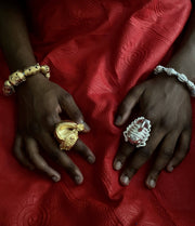 Mudfish Kese Ring - Adinkra Jewelers