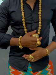 Ohene ni Ohemaa Necklace - Adinkra Jewelers