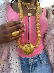 Ohene ni Ohemaa Necklace - Adinkra Jewelers